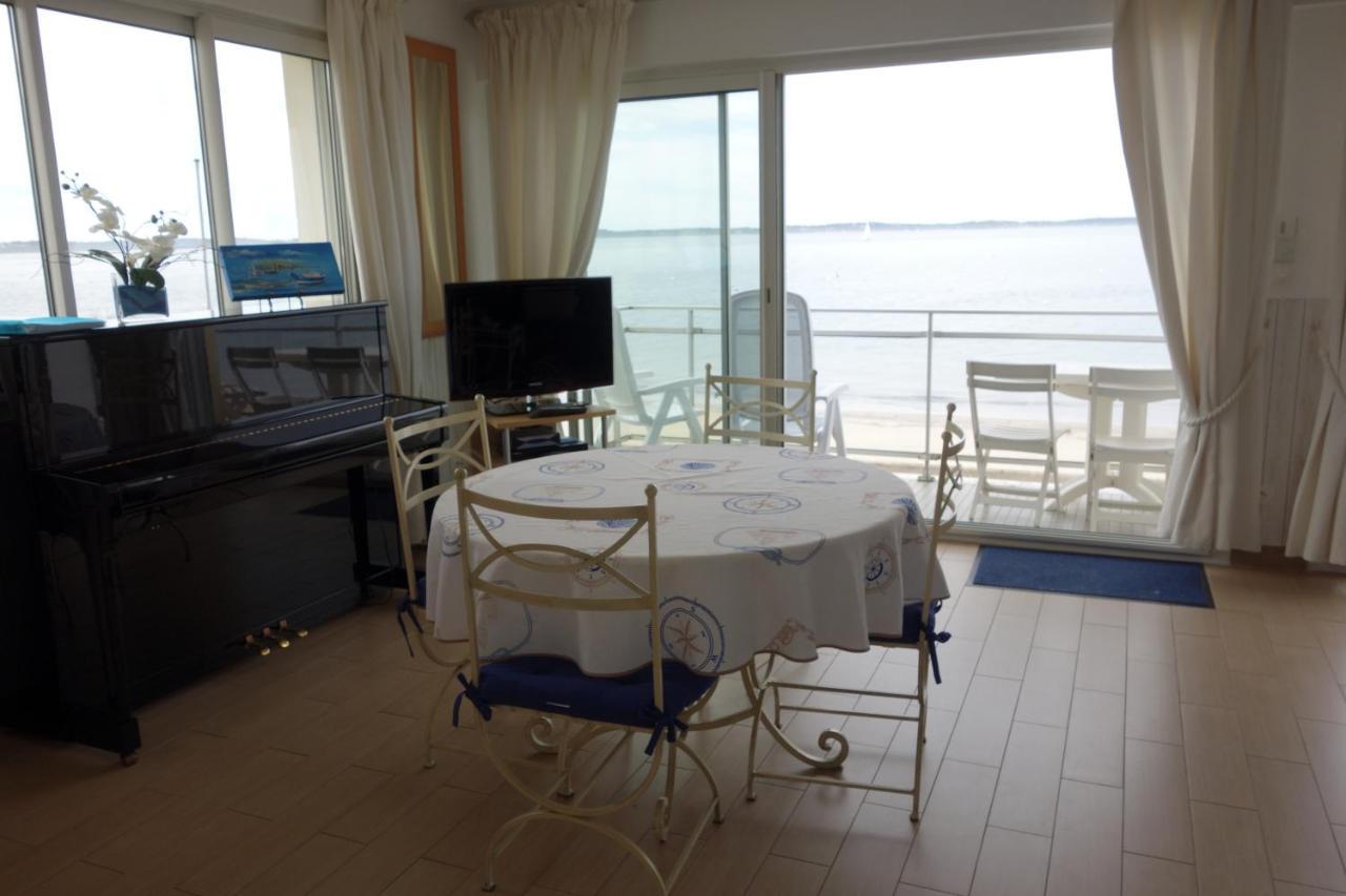 Appartement Arcachon Perreire Premiere Ligne Les Pieds Dans L Eau Vue Magnifique Sur Le Bassin Exterior photo